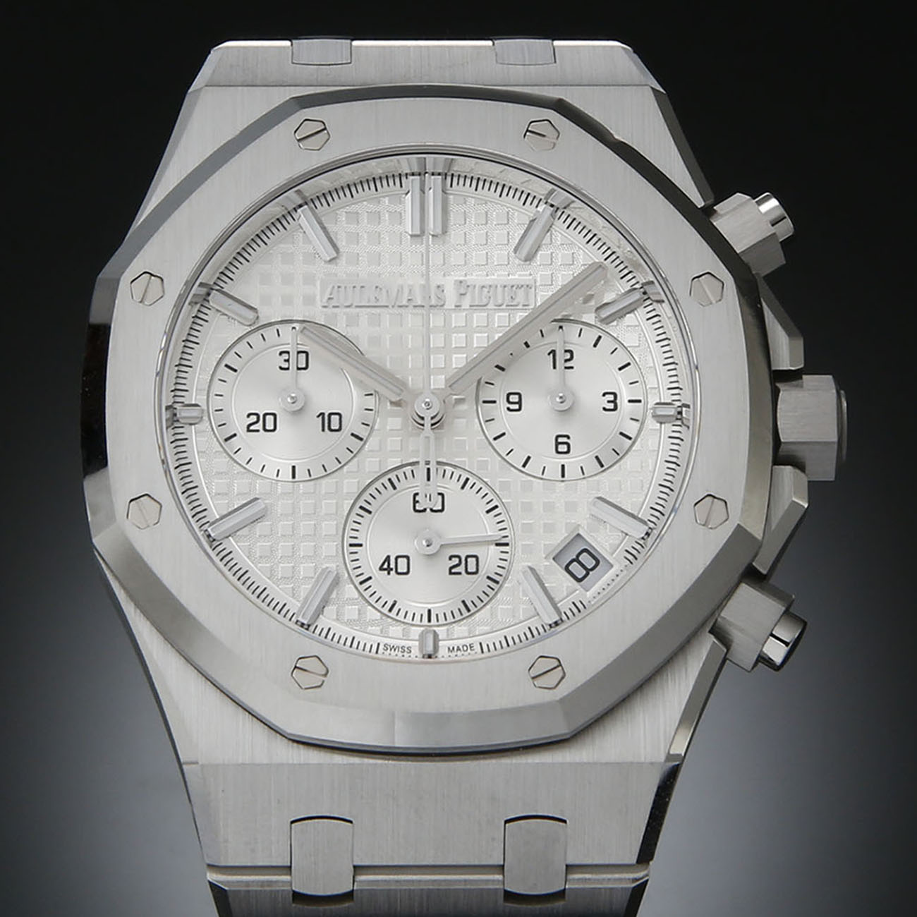AUDEMARS PIGUET(USED)오데마피게 로얄오크 화이트 크로노 26240